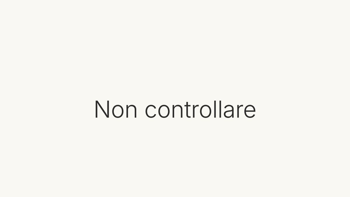 Testo immagine non controllare il movimento